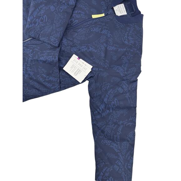 NEW Athleta Girl Simone Biles Convertible Jacket XL (14) Navy Blue NWT $99 MSRP - Picture 7 of 16